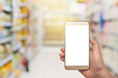 El ile smartphone beyaz perde