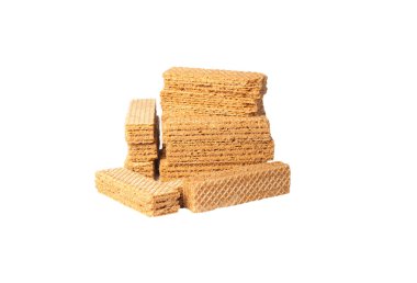 İzole gofret çikolata