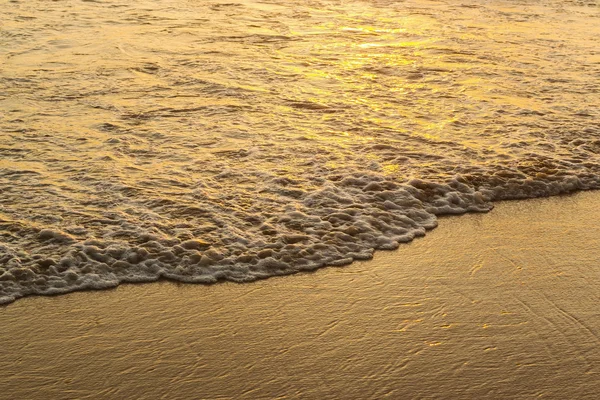 Welle des Meeres Sonnenuntergang — Stockfoto