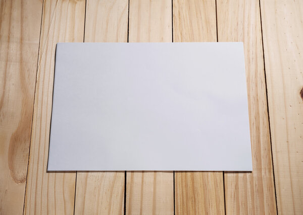 White blank paper