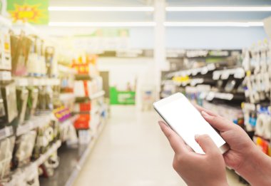 El ile akıllı telefon alışveriş merkezi