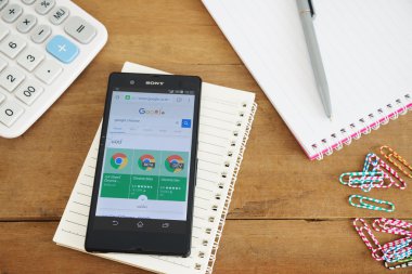 Hareket eden telefon ile google app