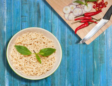 Erişte sıcak vintage tablo baharatlı