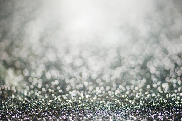 Glitter Light Abstract Black Bokeh Light Blurred Background — Stock Photo, Image