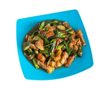 gevrek domuz eti ile kızarmış kale