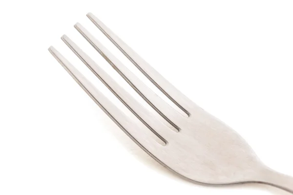 Old silver fork — Stock Photo, Image