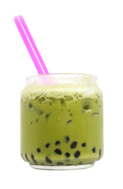 Green tea, isolated