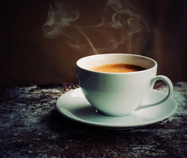 Kahve Espresso. Bir fincan kahve. — Stok fotoğraf