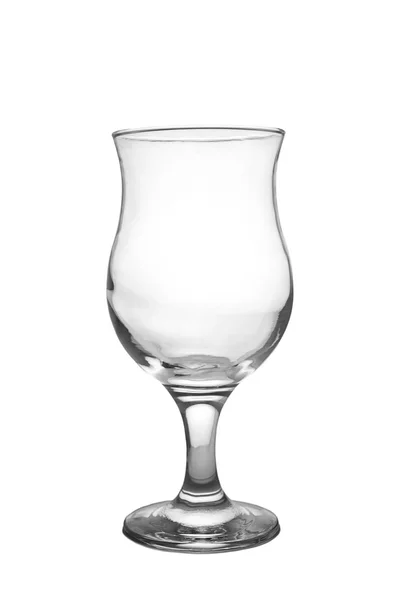 Verre à eau isolé sur fond blanc — Photo