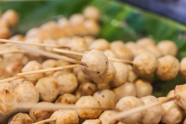 Grill pork boll sticks — Stock Photo, Image