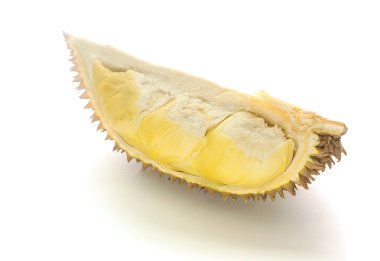 Durian taze sarı meyve izole