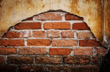 Eski grunge tuğla duvar arkaplanı