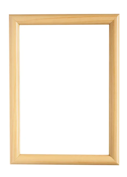 Wooden picture frame Isolated, clipping path — Stock Photo, Image