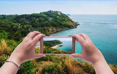 Smartphone ile fotoğraf çekim görüntü