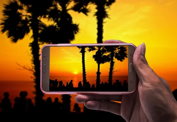 Smartphone ile fotoğraf çekim görüntü