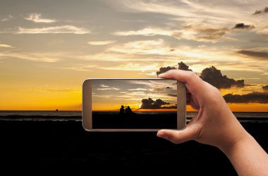 Siluet duygu romantik