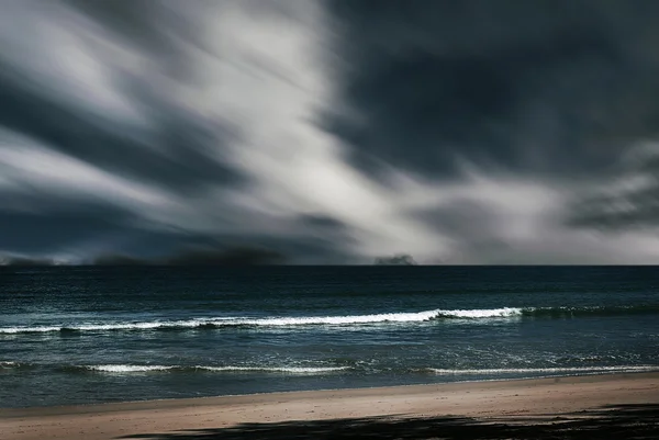 Meer und Strand Sturm — Stockfoto