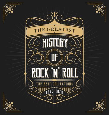 Vintage Batı çerçeve ve kenarlık