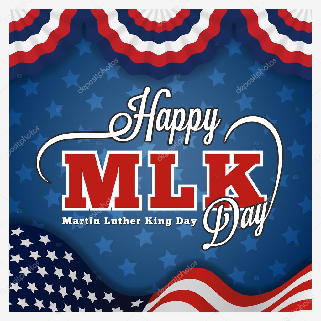 happy martin luther king day clip art