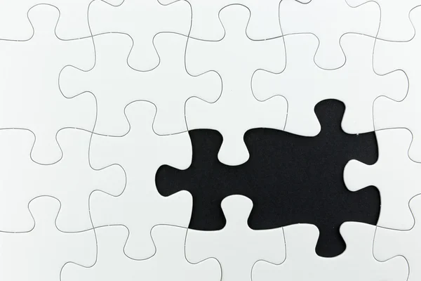 Puzzle-Einsatz für geschäftlichen Hintergrund — Stockfoto