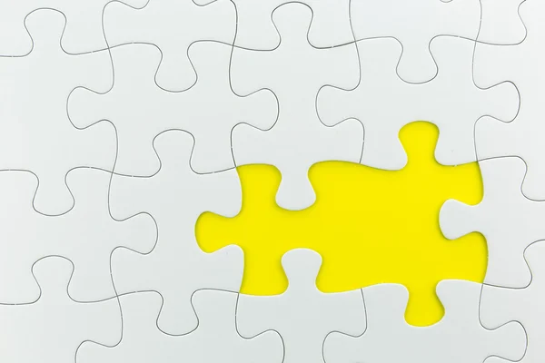 Jigsaw puzzle use for business background — 图库照片