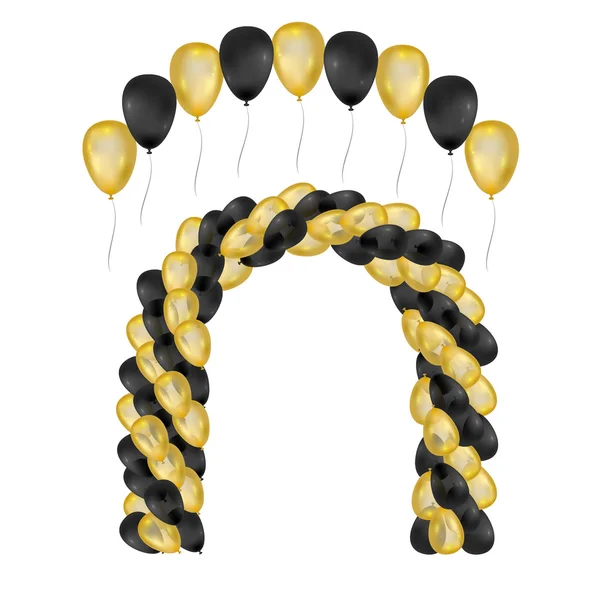 Ballons sur fond blanc. Illustration vectorielle — Image vectorielle