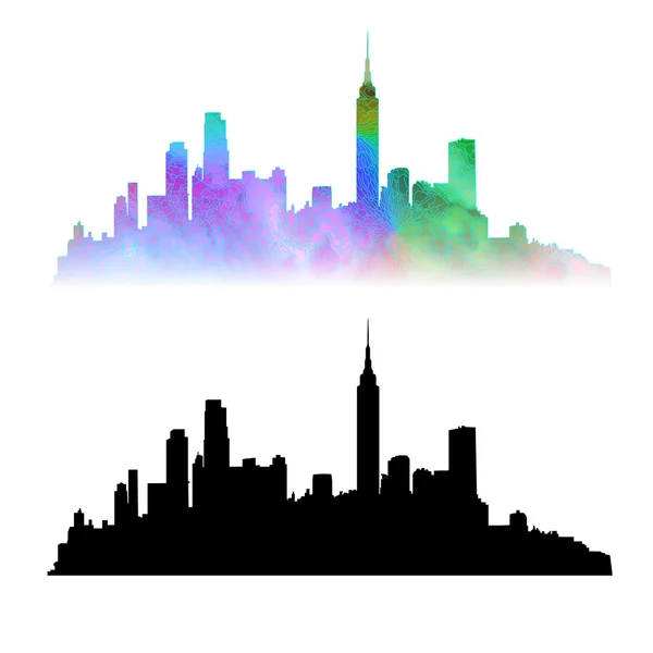 Vecteur de sity de New York — Image vectorielle