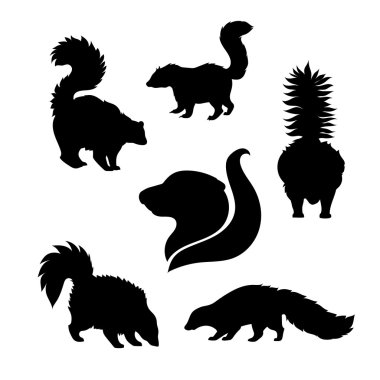 Kokarca, Vector silhouettes.