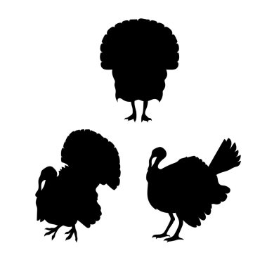 Türkiye'de vector silhouettes.