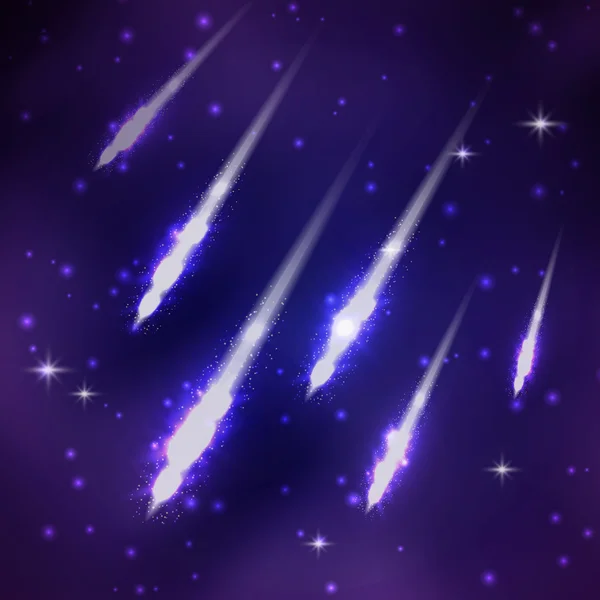 Vektör meteor yağmuru — Stok Vektör