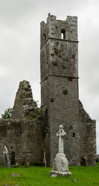Limerick Rlanda Daki Tarihi Mezarlık Antik Yılların Ibadet Yeri — Stok fotoğraf