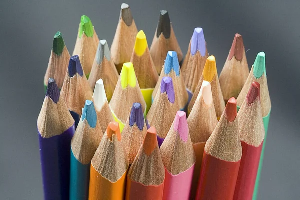 Macro Crayons Couleur — Photo