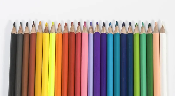 Macro Colored Pencils — Stock Photo, Image