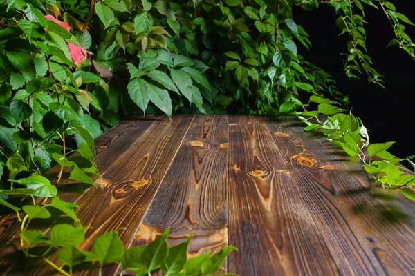 Fondo horizontal de madera hecho de tablones — Foto de Stock