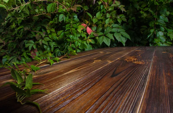 Fondo horizontal de madera hecho de tablones — Foto de Stock