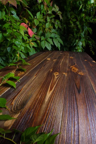 Fundo de madeira horizontal feito de tábuas — Fotografia de Stock
