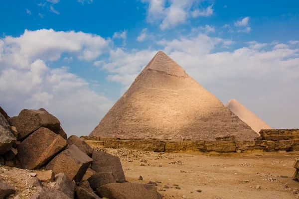 Great Pyramid at Giza Plateau — Stock Photo, Image