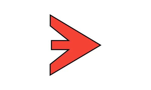 Questo Simbolo Freccia Alta Qualità — Foto Stock