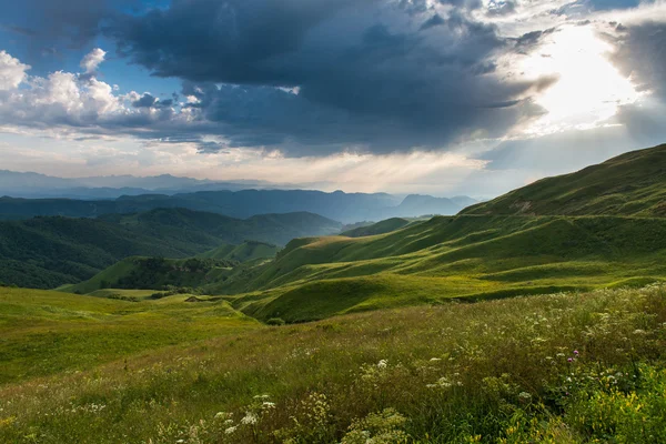 Severní Kavkaz hory — Stock fotografie
