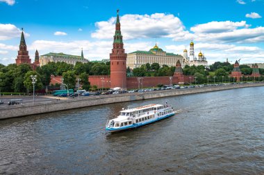 Rusya / Moskova 2016.06.02: en ünlü Rus Simgesel Yapı tarihi kale Kremlin