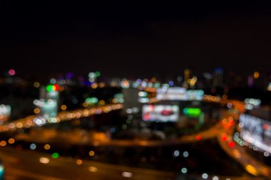 Soyut bulanıklık odak şehir gece lambası