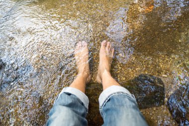 ayak şelale, phangnga Tayland at