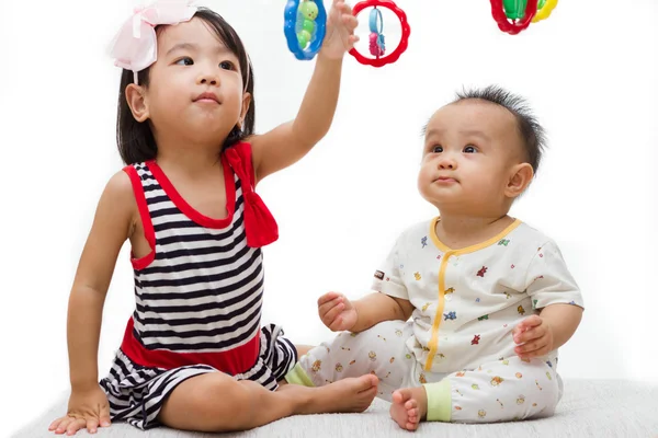 Asian Chinese Childrens Playing — Stock Photo, Image