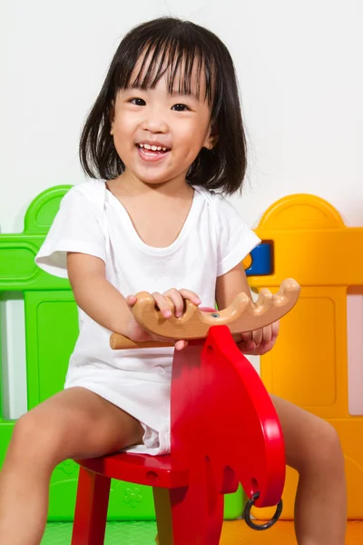 Children Riding Trojan — Stock Photo, Image