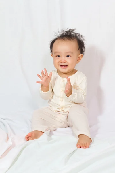 Asian Chinese Baby Smiling — Stock Photo, Image