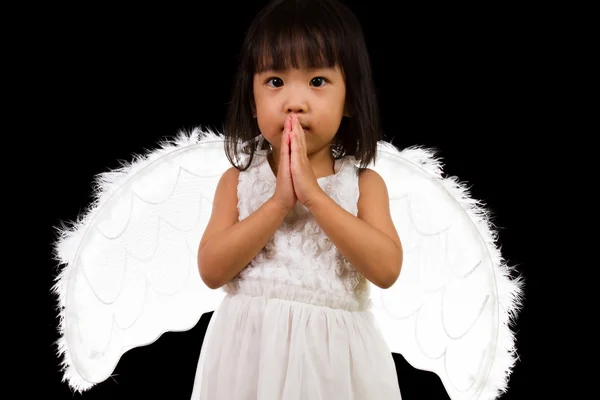 Azjatycki chiński aniołek — Zdjęcie stockowe
