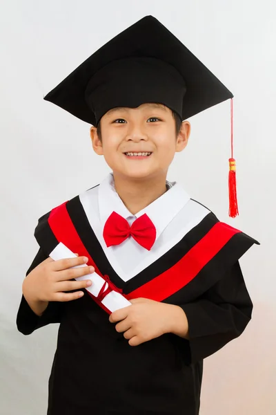 Chinese Graduation Boy Royalty Free Stock Photos