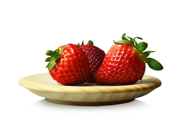 Strawberries Isolated White Background — Stock Photo, Image