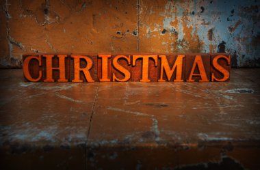 Çok eski vintage letterpress