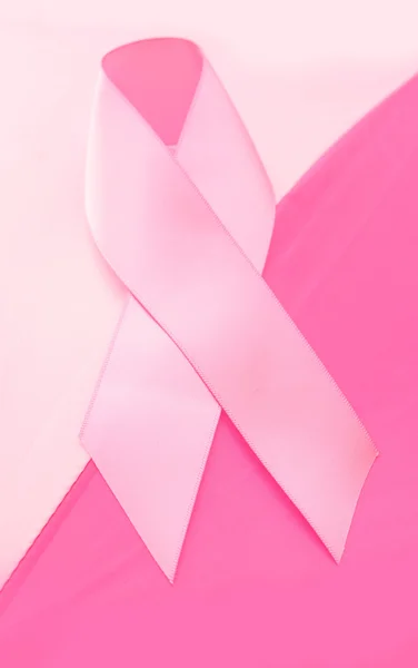Ruban de sensibilisation au cancer du sein — Photo